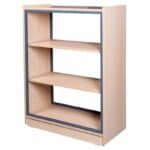 estantería abierta dos caras mec