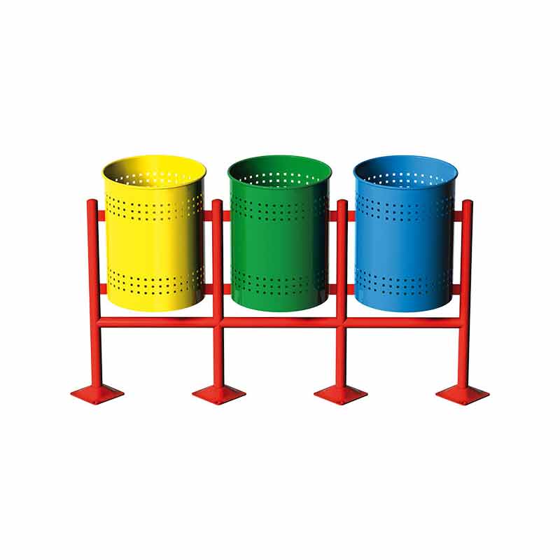 papelera selectiva triple lineal