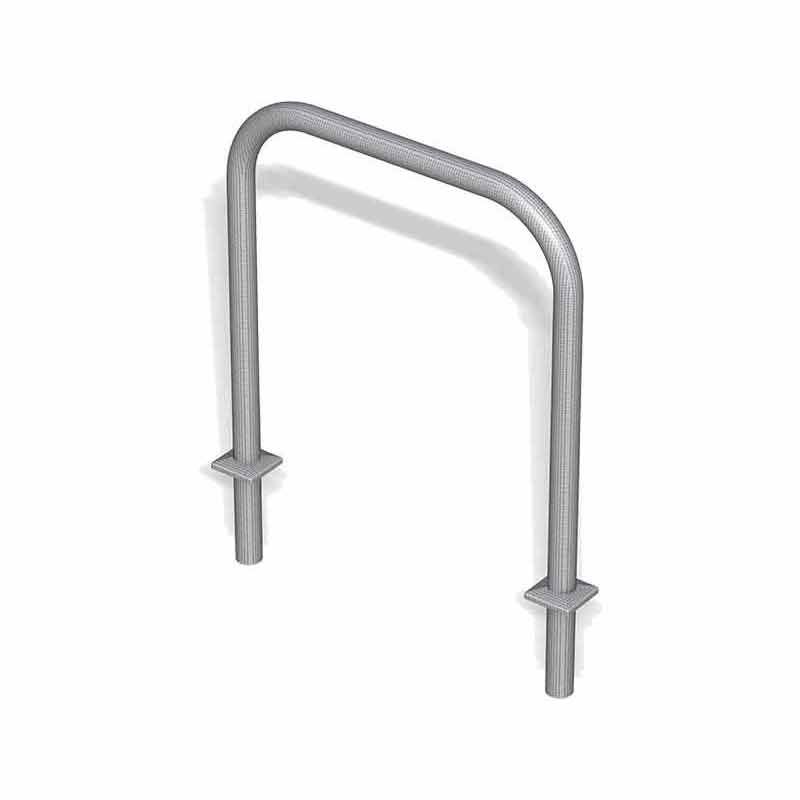 aparcabicir horquilla galvanizada