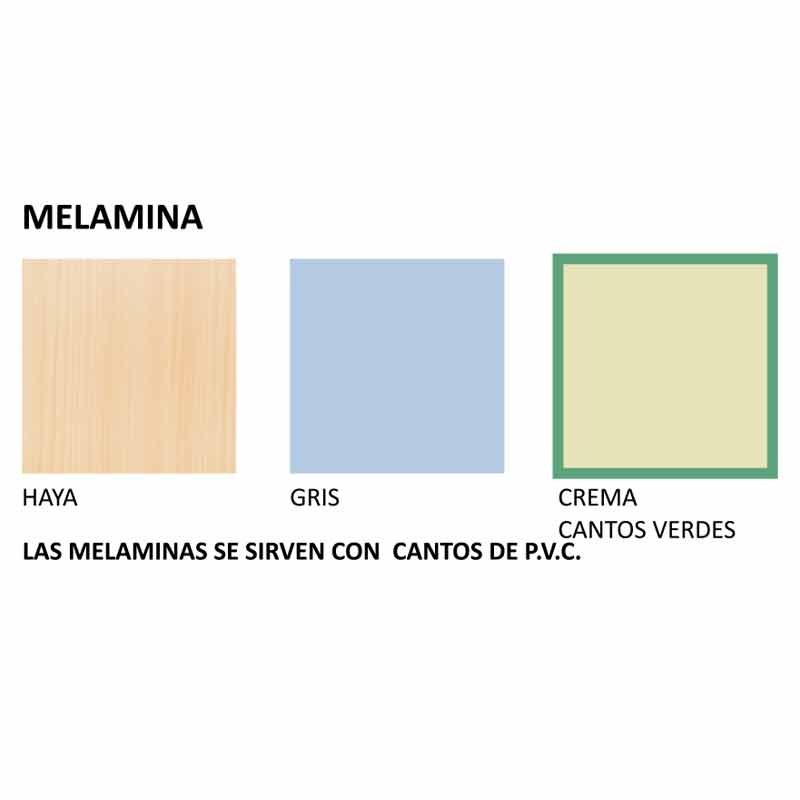 carta de colores melamina