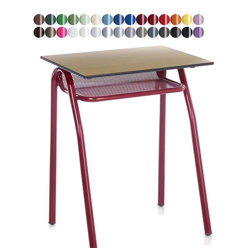 PUPITRE CAJON PERFORADO SERIE COLORS