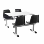 mesa comedor con 4 asientos