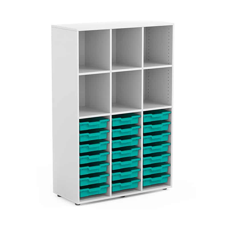 Alice-armario-escolar-gavetas-pequeñas-turquesa