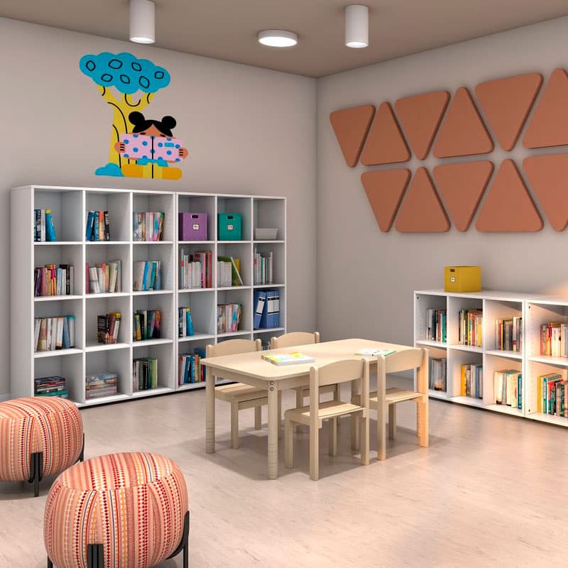 PACK 8 UD. PANEL ACÚSTICO VELVET TRIANGULAR