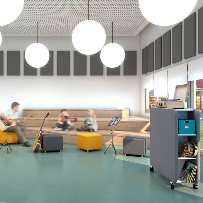 panel acustico escolar