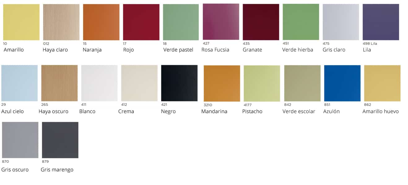 COLOR DE ESTRATIFICADO