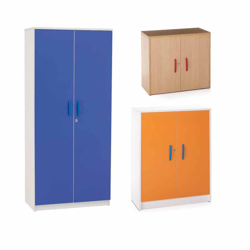 ARMARIO ESCOLAR SERIE COLORS. 2 PUERTAS