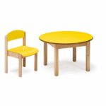 silla infantil 1985+ mesa infantil 1936 redonda
