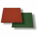 Loseta de caucho cuadrada