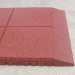 Bordillo de caucho cuadrado