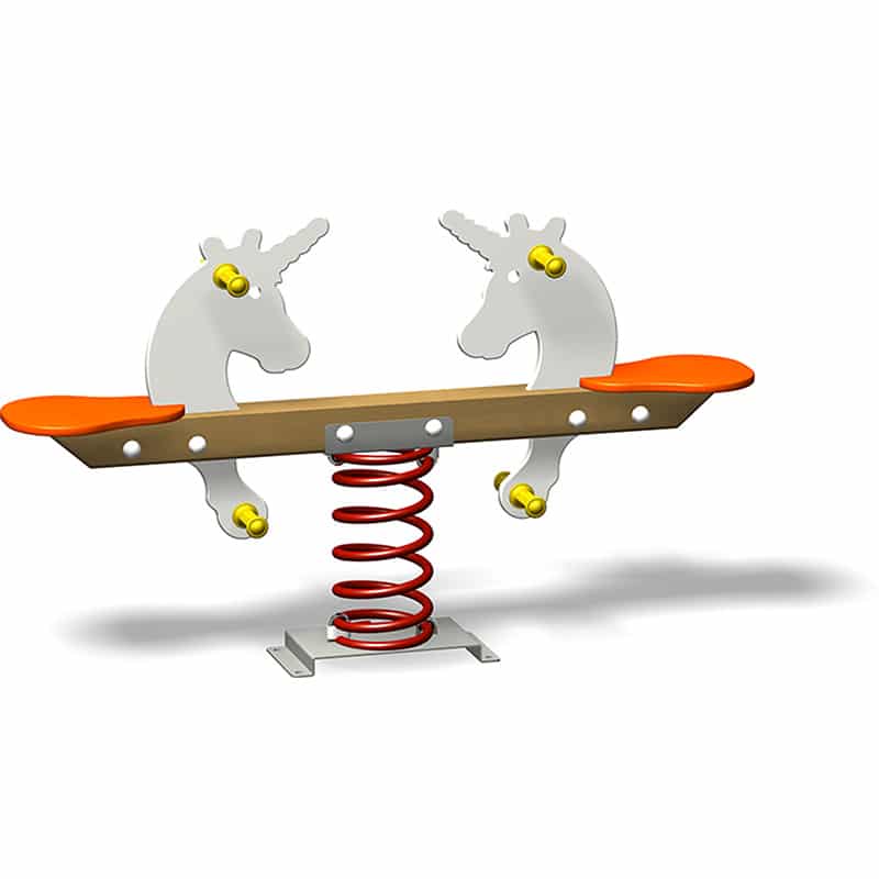 sube y baja unicornio