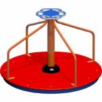 carrusel con barandas