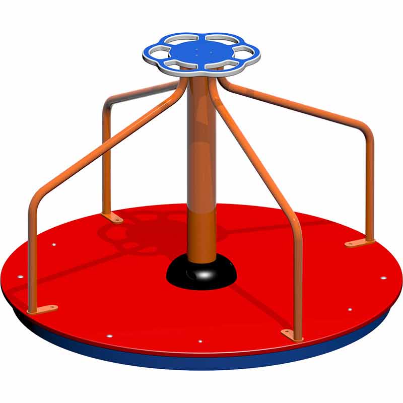 carrusel con barandas