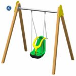 columpio individual adaptado