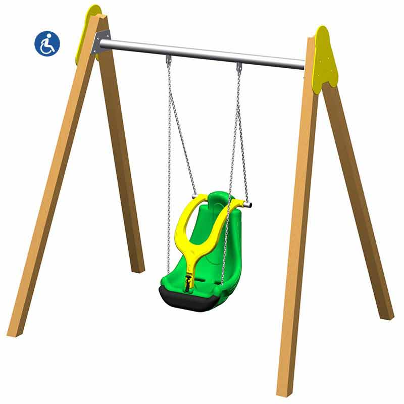 columpio individual adaptado