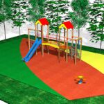 pavimento de caucho continuo