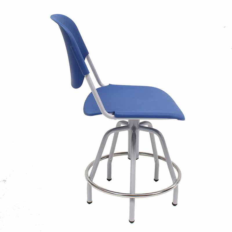 Taburete con respaldo pvc