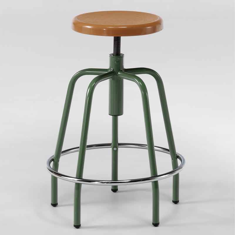 Taburete regulable estratificado