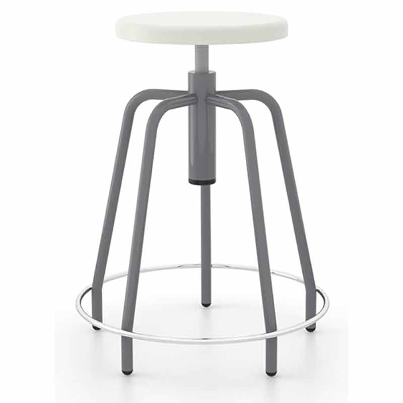 taburete regulable pvc mec