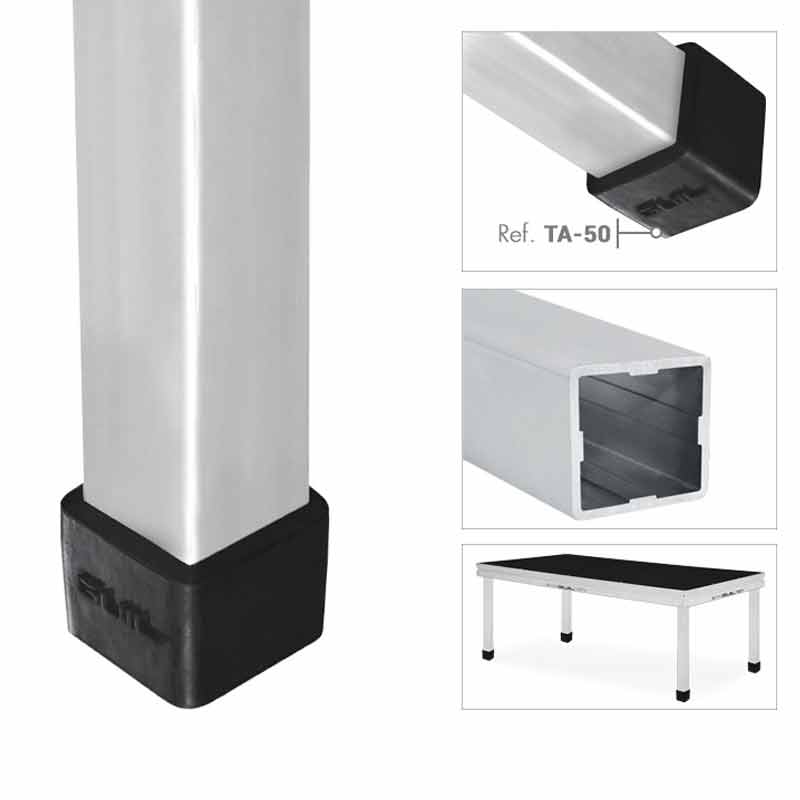 Pata para tarima aluminio