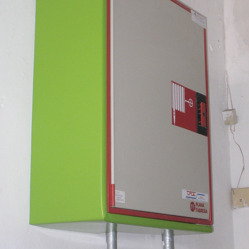 Protección caja incendios