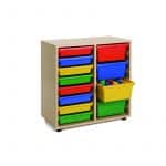 Gavetero bajo 2 columnas