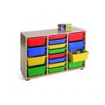 Gavetero bajo 3 columnas