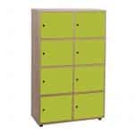 Taquilla escolar 8 puertas