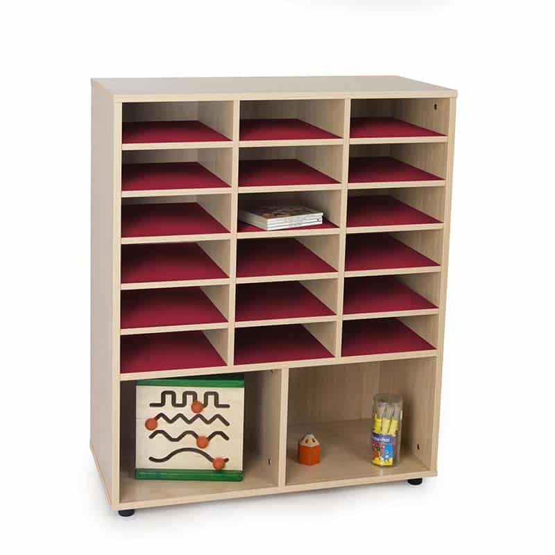 Mueble intermedio casillas y casillero
