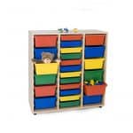 Gavetero intermedio 3 columnas