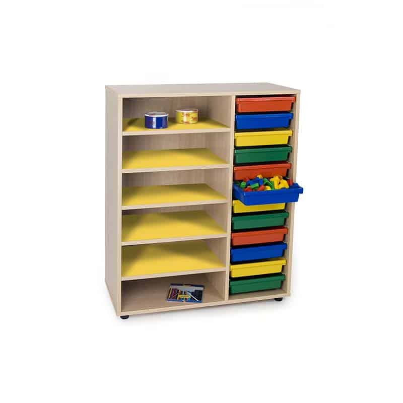 Gavetero estantería intermedio