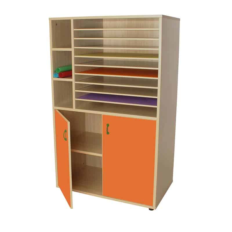 Cartulinero alto puertas bajas