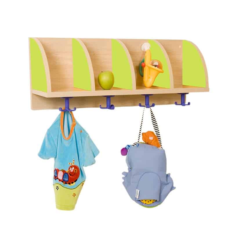 Perchero quesitos 4 casillas