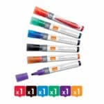 kit rotuladores pizarra blanca nobo