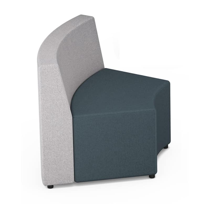 Puf escolar colors angular respaldo largo