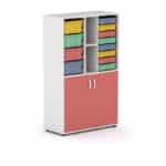 Armario Esak 16 gavetas puertas bajas altura 147