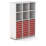 GAVETERO ESAK 24 GAVETAS Y 6 CASILLAS ALTURA 147