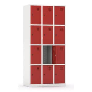 Taquillas metálicas colores 12 puertas