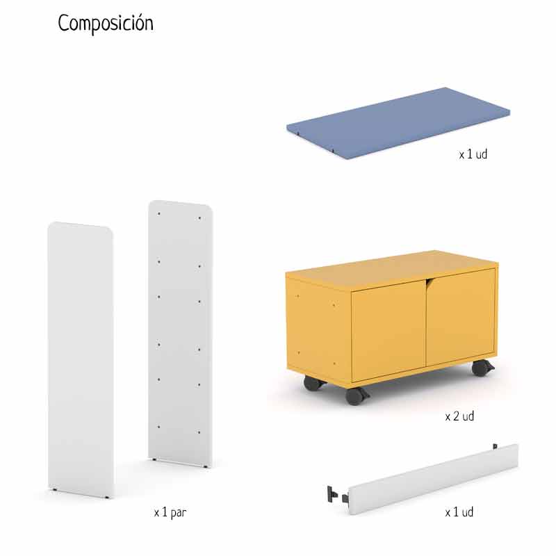 Estantería casillero modular Esak.unit