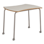 Mesa colaborativa ola con ruedas