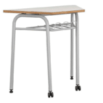 Pupitre classic trapezoidal con ruedas