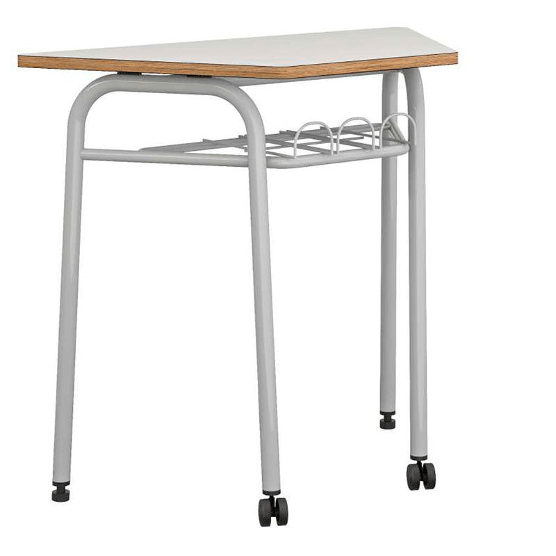 Pupitre classic trapezoidal con ruedas