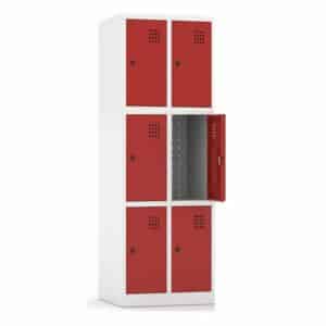 taquilla escolares puerta colores 6p