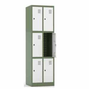 taquilla escolar cuerpo colores 6p