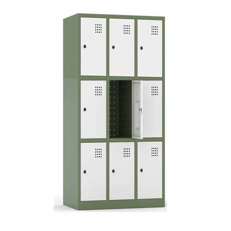 taquilla escolar colores 9 puertas