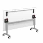 Mesa rectangular abatible con ruedas