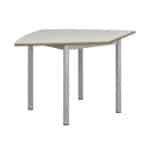 Mesa colaborativa asimétrica sin ruedas