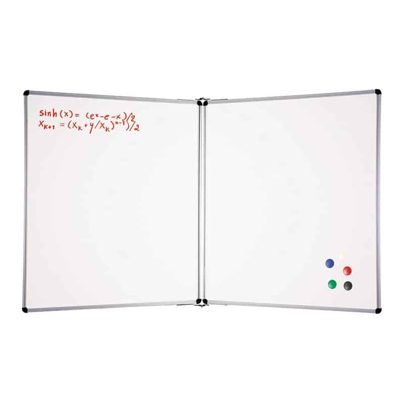 pizarra-diptica-blanca-magnetica-rotulador