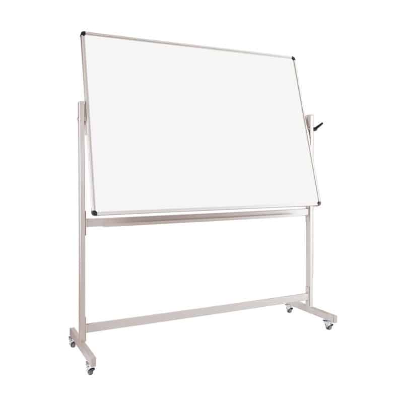 pizarra-giratoria-blanca-laminada-rotulador