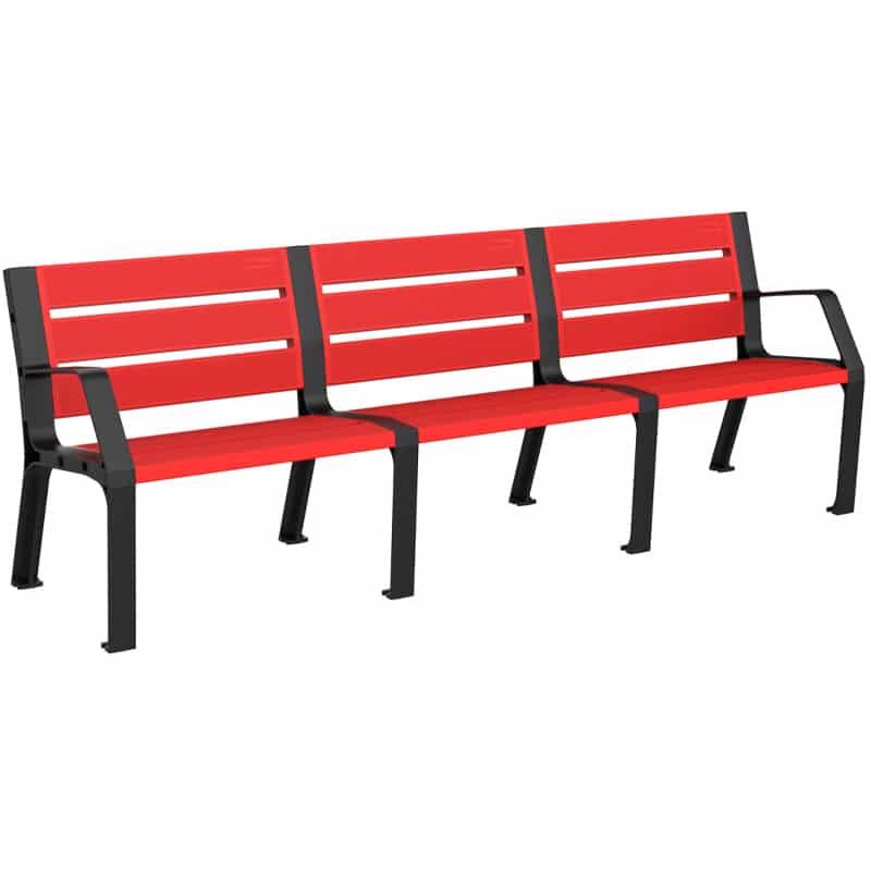 BANCO EXTERIOR MODO-08 PLAST TRIPLE